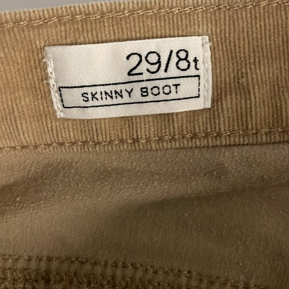 GAP Tan Skinny Boot Corduroy Pants size 29 - Picture 7 of 11